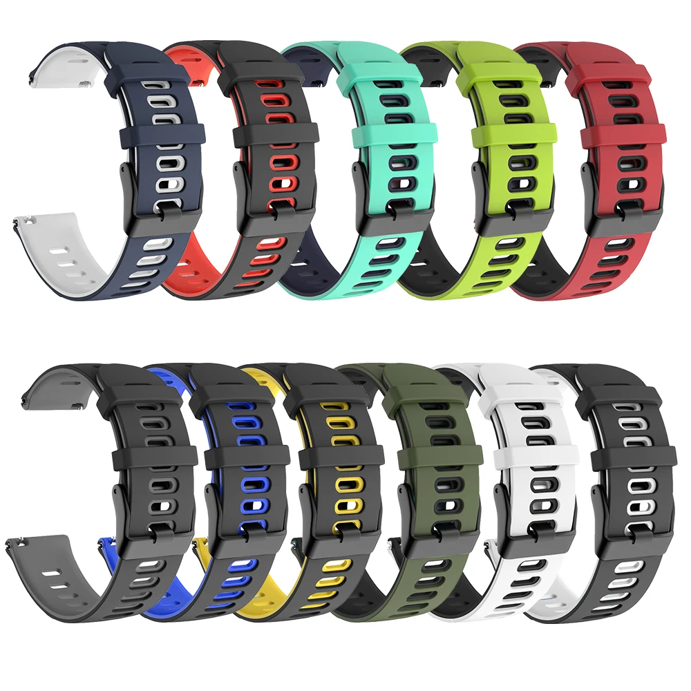 สายนาฬิกาซิลิโคน20มม. และ22มม. สำหรับนาฬิกา Galaxy, เกียร์ S3ชายแดน, amazfit GTR 47มม./GTR 3 /gtr 3 pro/gtr 3 2-2e