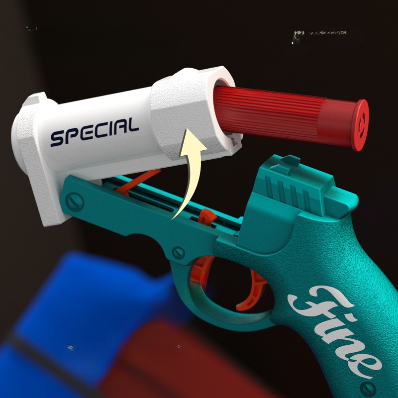 Mini S686 powłoka rzucanie miękkich wyrzutni po kuli pistolet zabawkowy Airsoft pianka Bullet Blaster CS broń zewnętrzna pistolet dla dzieci