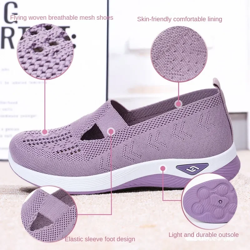 ​ Damenschuhe Frühling Sommer Casual Mesh Atmungsaktive klobige Sohle Erschwinglich Kostenloser Versand ​