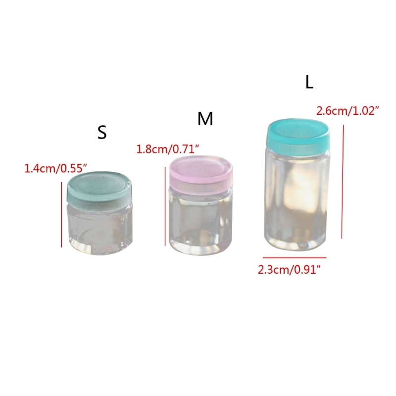 3D Mini Glasflasche Glas Silikon formen Behälter Epoxidharz Gussform DIY Handwerk Desktop Ornament Form handgemachte Schmuck Werkzeug