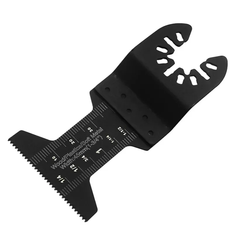 Hojas de sierra oscilantes, accesorios multiherramientas, hoja de sierra recta de acero rico en carbono, hojas de 34mm/45mm, herramientas manuales Diy, 1 ud.