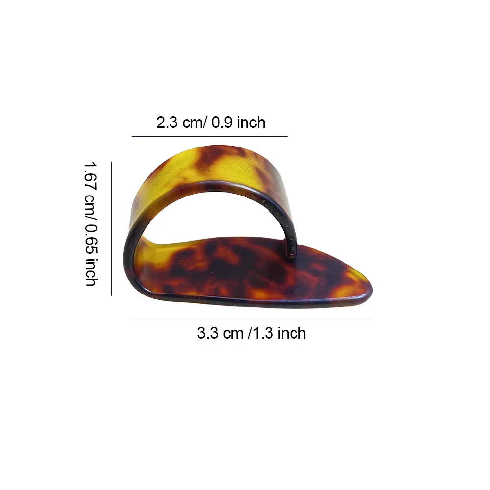 4Pcs Celluloid Gitarre Daumen Picks Finger Picks Ersatz Instrument Spielen Zubehör Für Ukulele Elektrische Gitarre