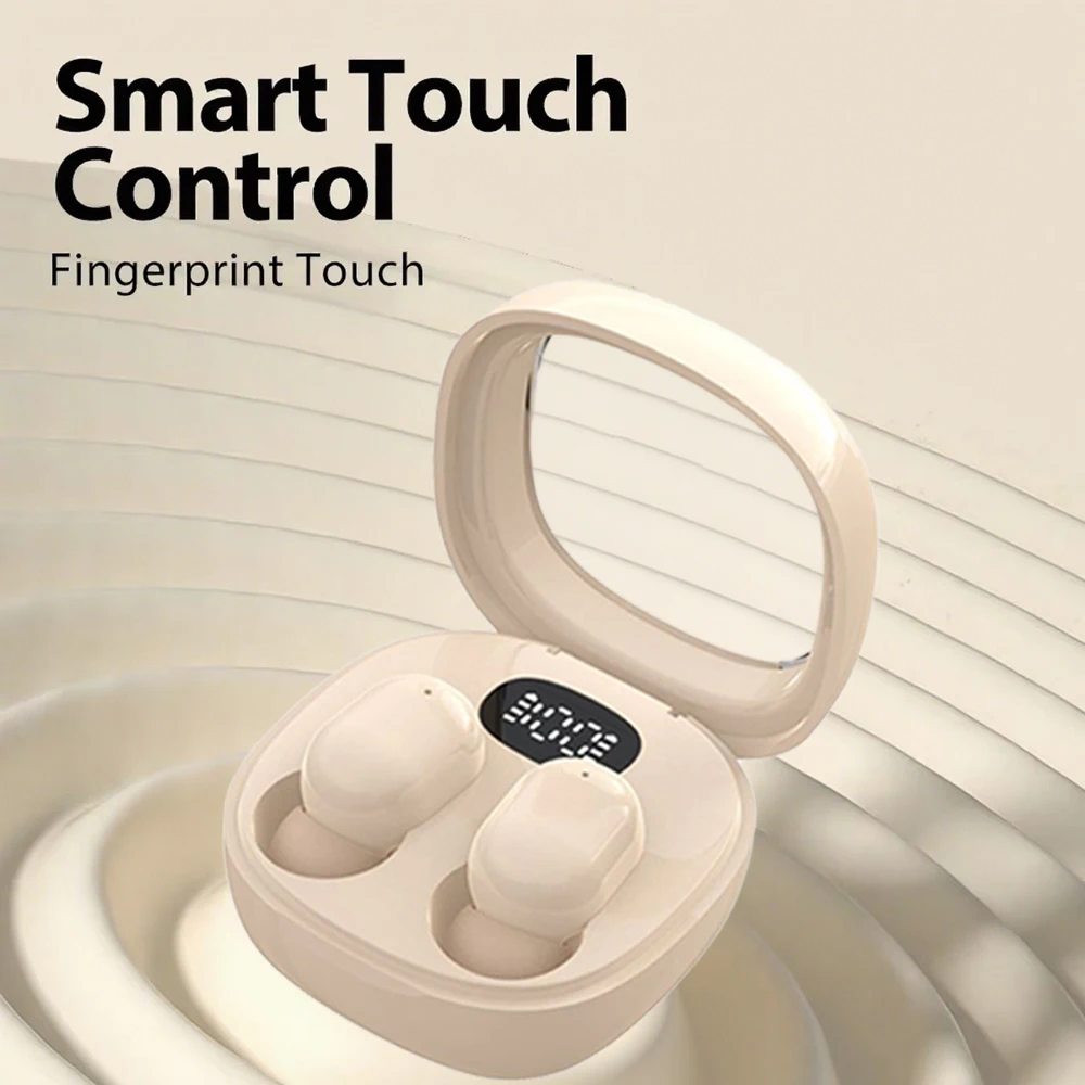 Mini cuffie invisibili TWS Bluetooth 5.3 Auricolari Wireless Heasets HIFI Stereo Auricolari con riduzione del rumore per iPhone Xiaomi