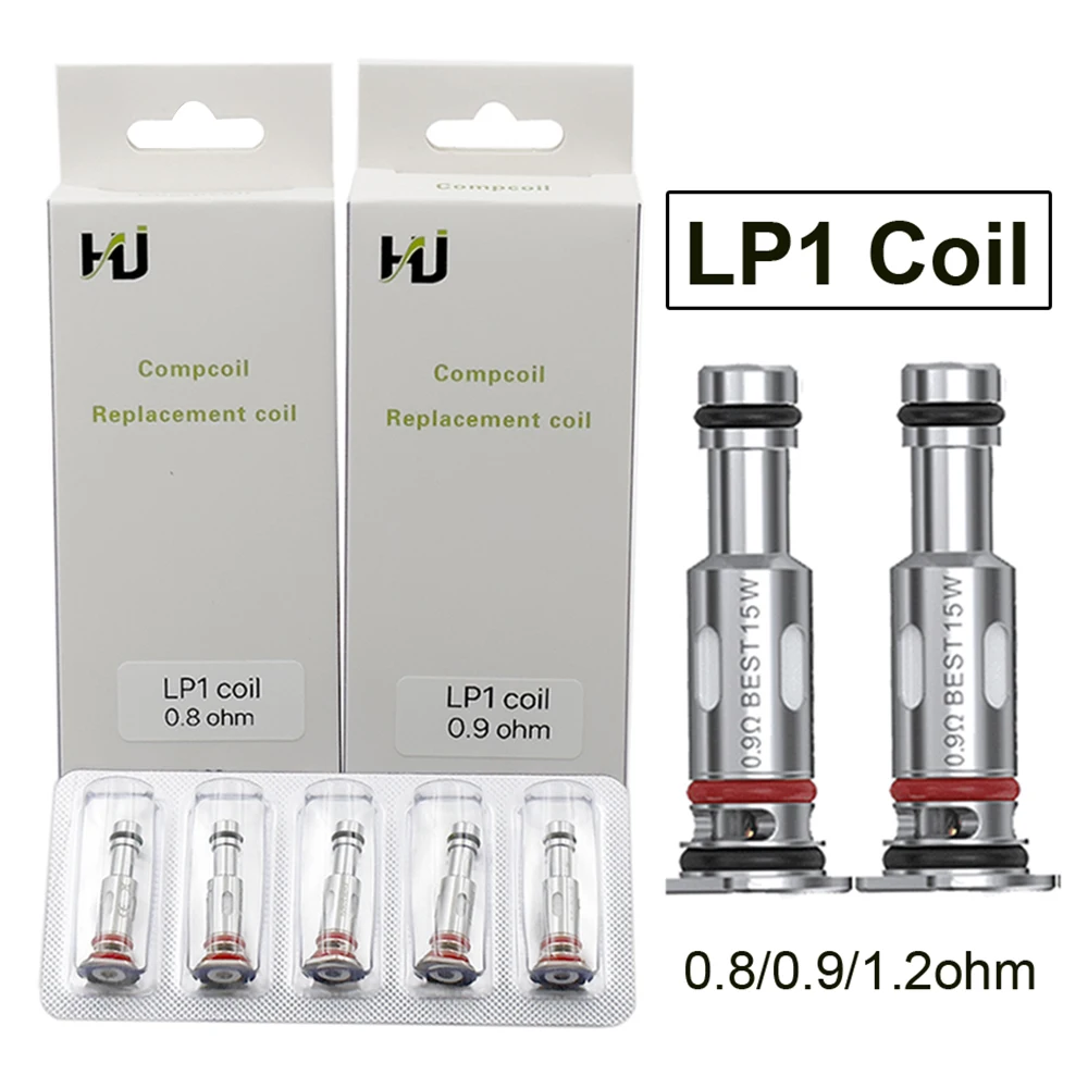 OEM LP1 Coil Mesh 0,8 Ohm 0,9 Ohm 1,2 Ohm Meshed Coils Kopf für Novo 4 Nord Nfix POZZ PRO Systemkartusche