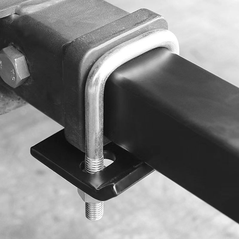 ヘビーデューティヒッチタイナー 1.25 & 2 インチ牽引トレーラーヒッチ U ボルトボールマウントスタビライザーウォブルキャリアガラガラ防止クランプ