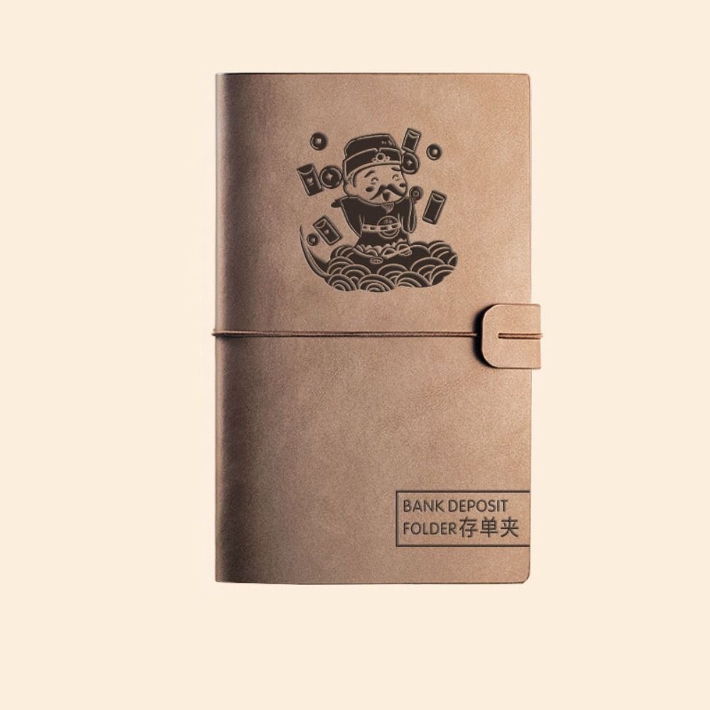 Puレザービルプランナーバインダー、再利用可能、ルーズリーフ、予算、現金封筒、透明、予算、節約、ノートブック