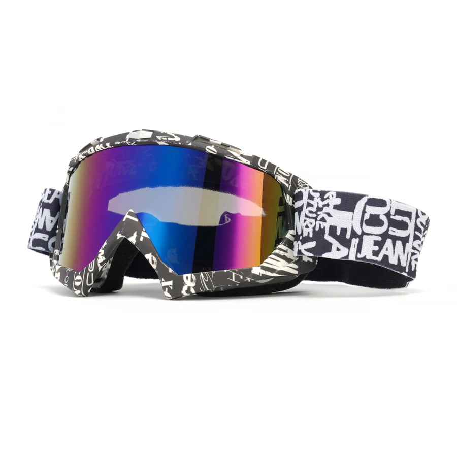 Najnowsze okulary motocrossowe okulary przeciwsłoneczne motocyklowe męskie MTB ATV maska ​​wiatroodporna ochrona narciarstwo jazda na rowerze wyścigi terenowe gogle