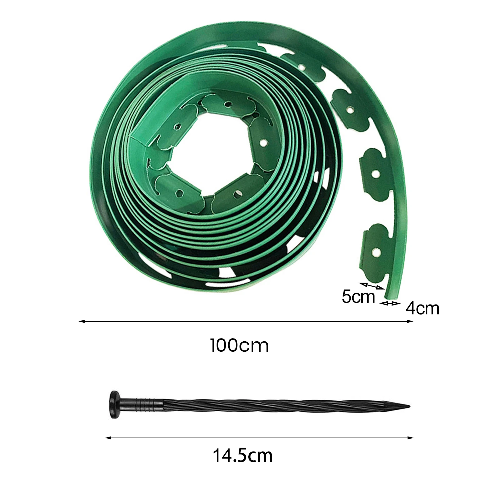 5/10M Fixed Garden Barrier Lawn Grass Plastic Edging Border Landscape Edging Garden Edge Kit With Anchoring Spikes Easy Install