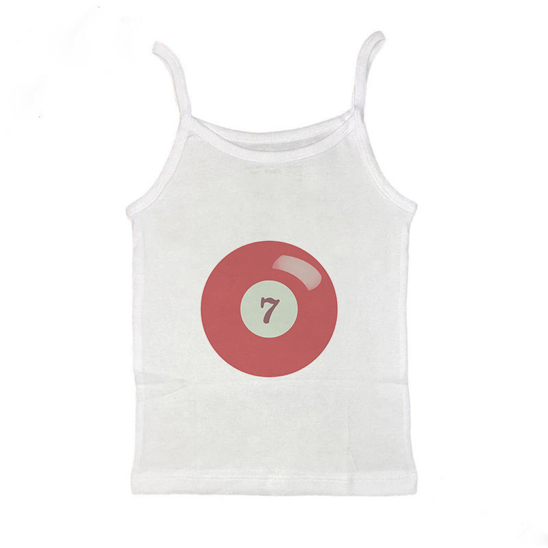 Майка женская летняя в стиле панк, без рукавов, с принтом