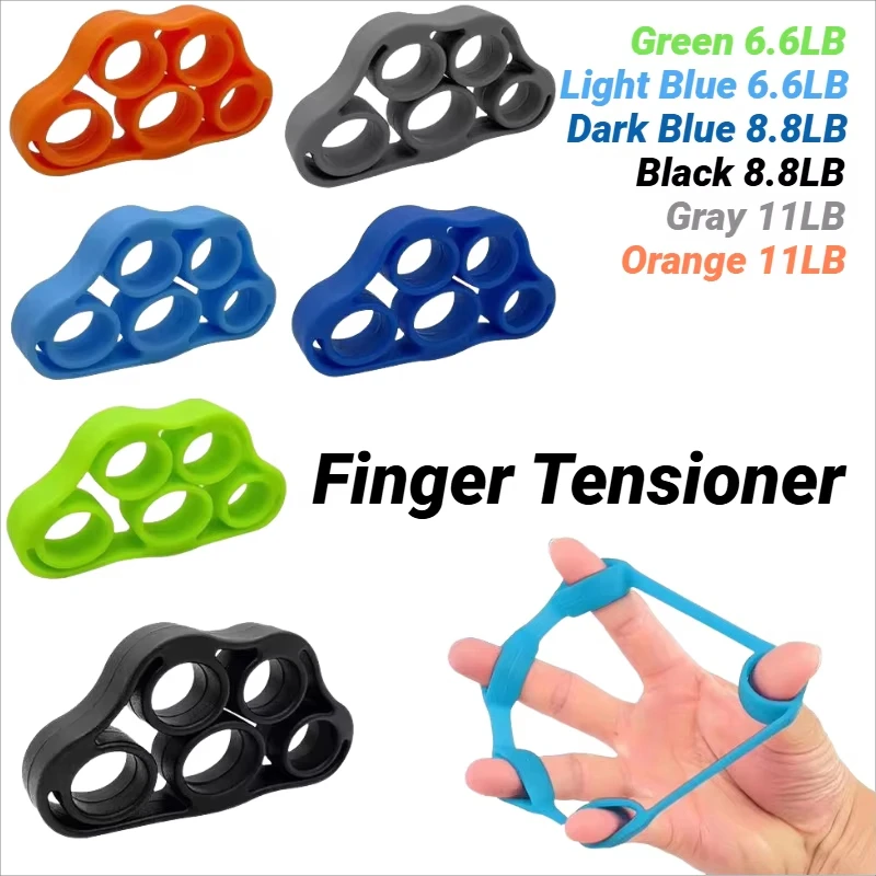 Silikon Fünf-Finger-Training Hand Expander Exerciser Handgelenk Bahre Finger Greifer Expander Kraft Rehabilitation Spanner