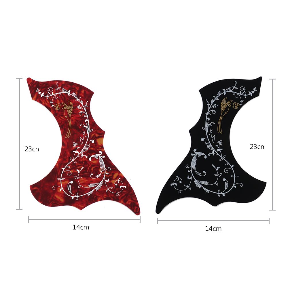 Self-adhesive Guitar Pickguard  Comma Shape Scratch Plate Folk Acoustic Pick Guard Acoustic Guitar Top Quality Guitar Accessory