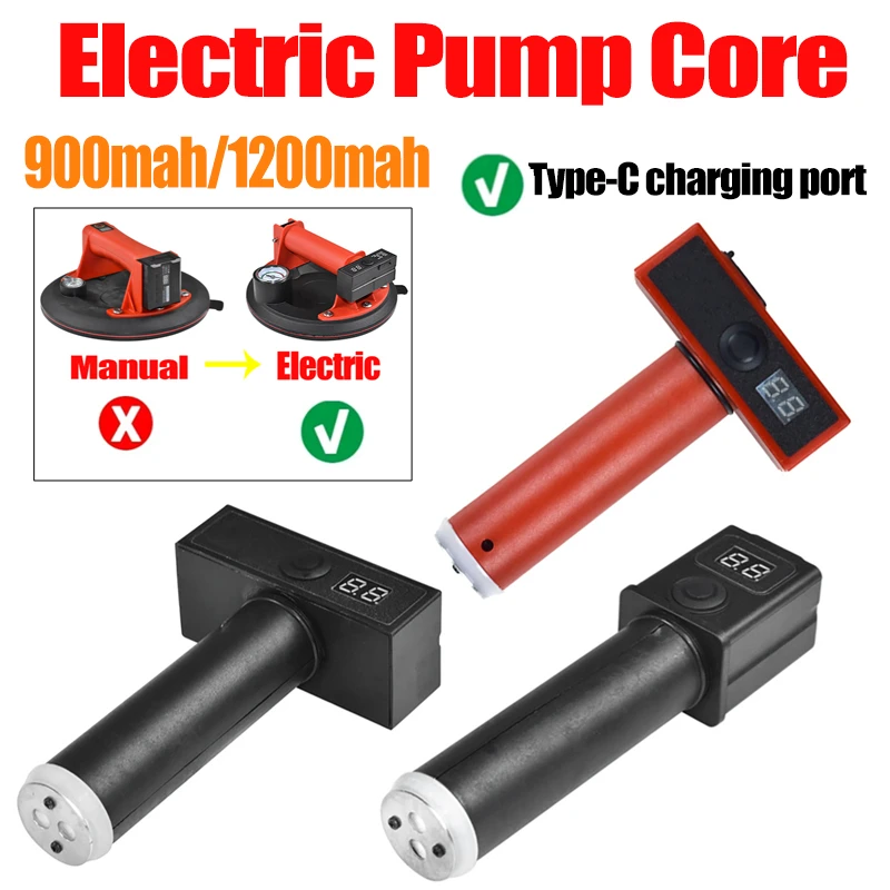 Pressão automática Compensação Núcleo da Bomba Elétrica, Ventosa manual, Converter para Ventosa Elétrica a Vácuo, 900mAh, 1200mAh