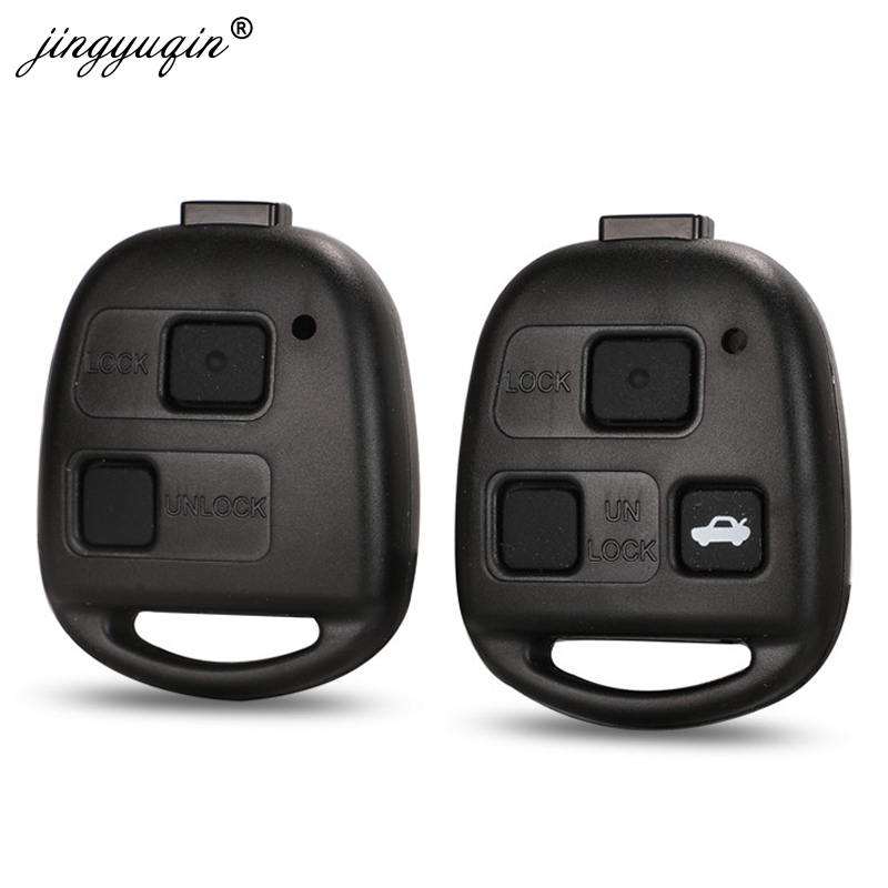 Jingyuqin-2/3btリモートカーキーパッド,レクサスrx300 es300 ls400 gx460,トヨタカローラ,ランドクルーザー,ヤリス,カムリ,rav4用