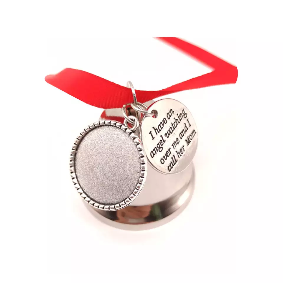 Freies Verschiffen 20 teile/los Sublimation Glocke Weihnachten Ornament Anhänger Blank Wärme Transfer Druck Verbrauchs Liefert