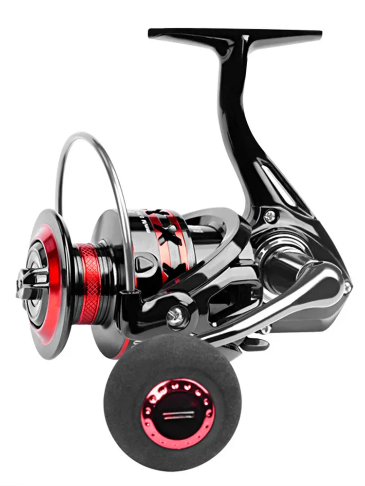 DEUKIO Mulinello da pesca 2000-7000 Max Drag 12KG Mulinelli da spinning Bobina di metallo carretilhas de pesca Mulinello per accessori da pesca Peche