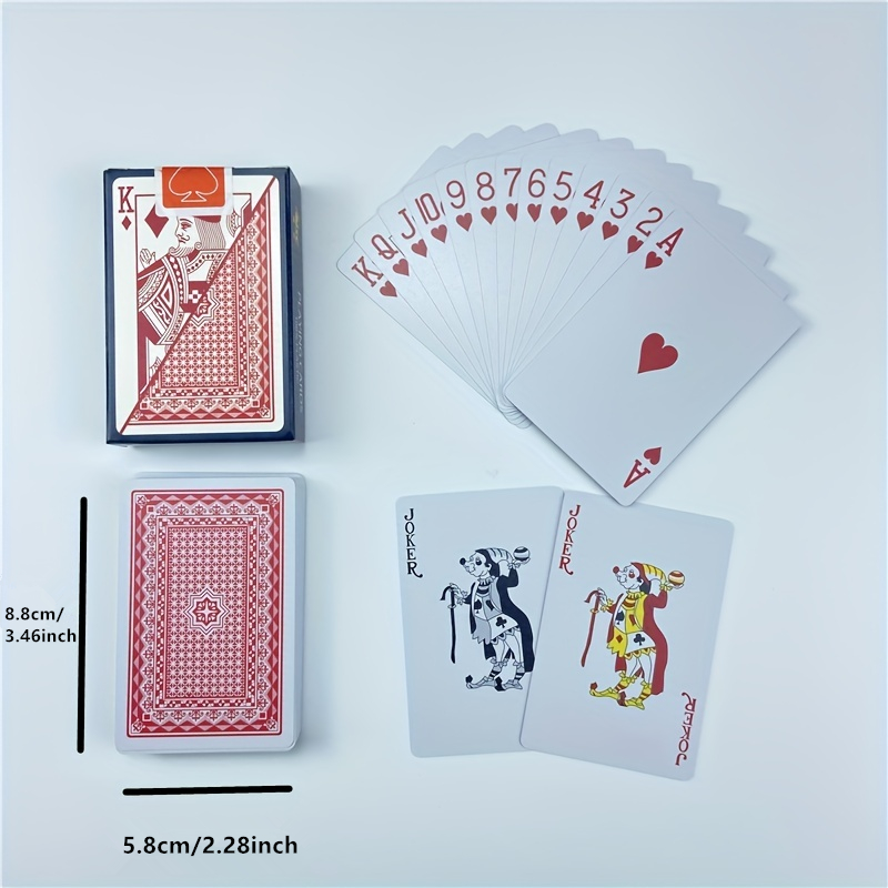 Neue Kunststoff-Spielkarten, 5,8 cm x 8,8 cm, wasserdicht, faltbar, Reparatur, Gramm, PVC, waschbar, für Erwachsene, Soha-Brücke, Unterhaltung