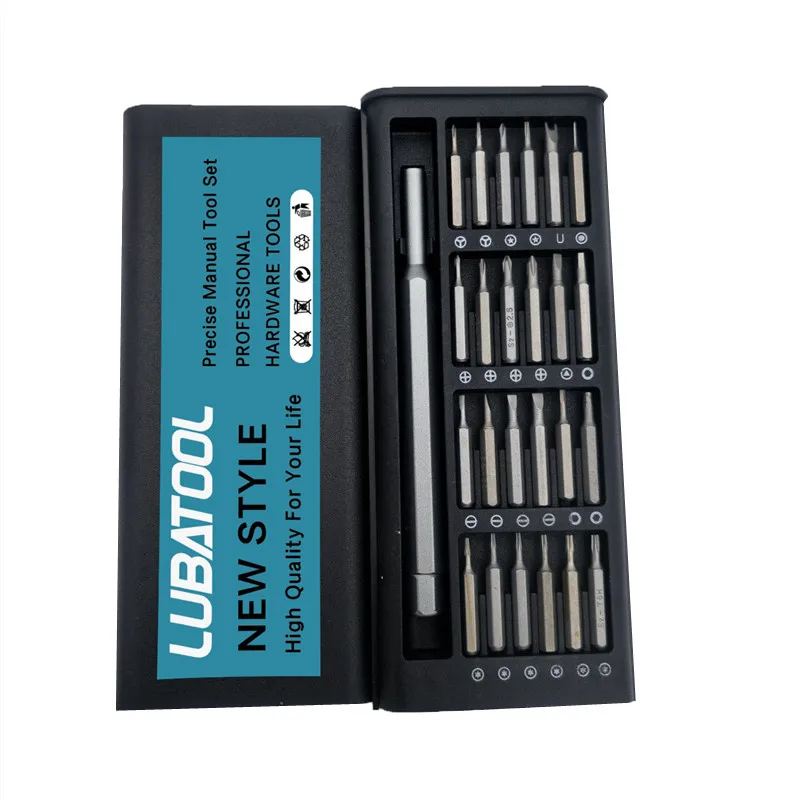 25 in 1 Precision Screwdriver Set Phillips Torx Magnetic Screw Driver Bit Professional Repair Tool Kit for IPhone Watch Camera