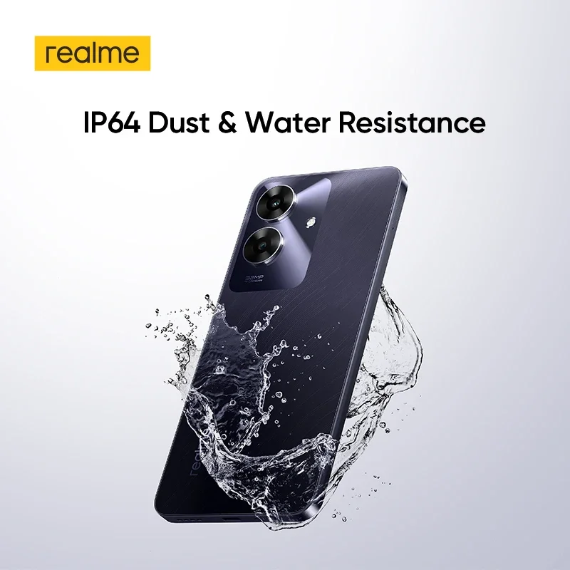 Russian Version realme Note 60 Smartphone 32MP Camera 6.74'' 90Hz Display 5000mAh Battery 128GB IP64 Powerful Octa-core Chipset