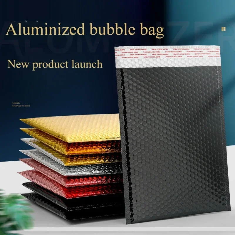 Postal de burbujas de 20x2 5/25x30CM, 10 Uds., embalaje autosellado, suministros para pequeñas empresas, sobres acolchados, sobres de burbujas, bolsas de correo