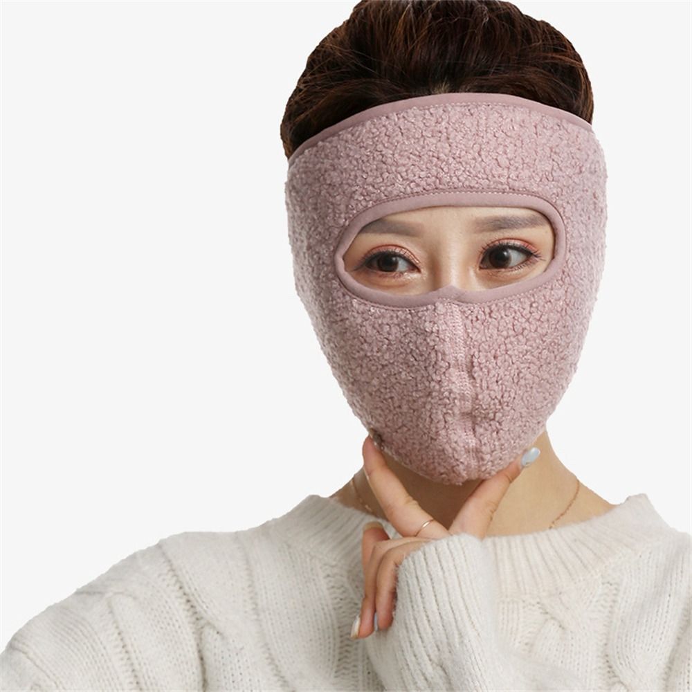 Fashion Warmth Thickened Face Mask Winter Warm Windproof Cold-proof Mouth Cover Full Face Breathable Face Shield Women Men