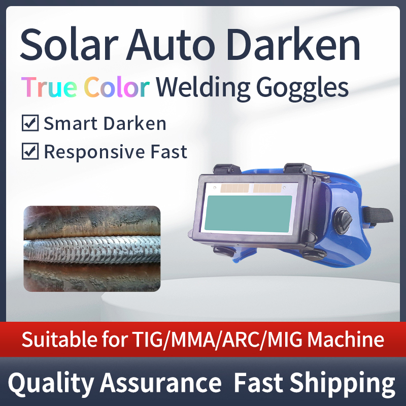 Solar Auto Darkening True Color Welding Mask Welding Helmet Eyes Goggle/Welder Glasses Arc Protection Helmet for Welding Machine