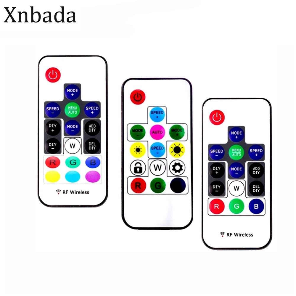 RF 14/17/21 Tasten USB/DC MINI 3 Tasten LED Pixel Streifen Licht Controller für WS2811 WS2812B 1903 mit Fernbedienung DC5-24V