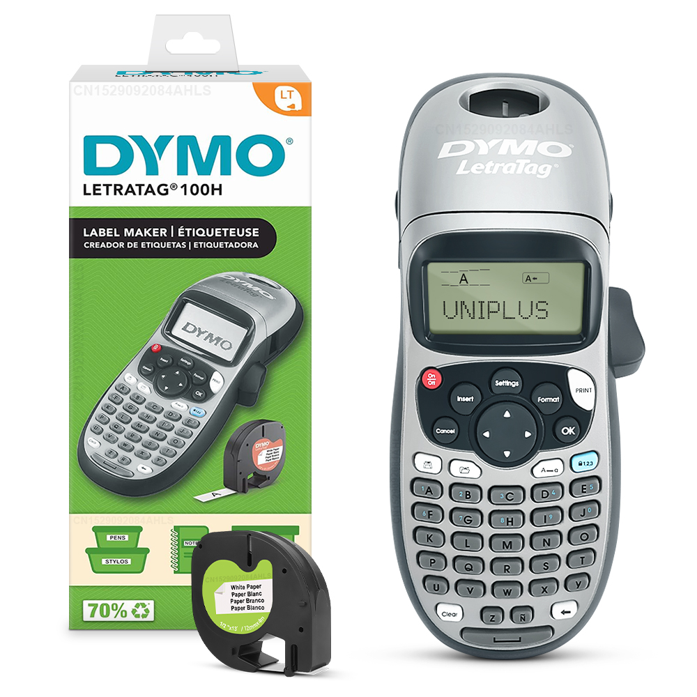 インクレスラベルプリンター Dymo LT100H ポータブル Dymo ラベルメーカーマシン LT-100H 10PK ラベルカセット自己粘着ステッカー 91201