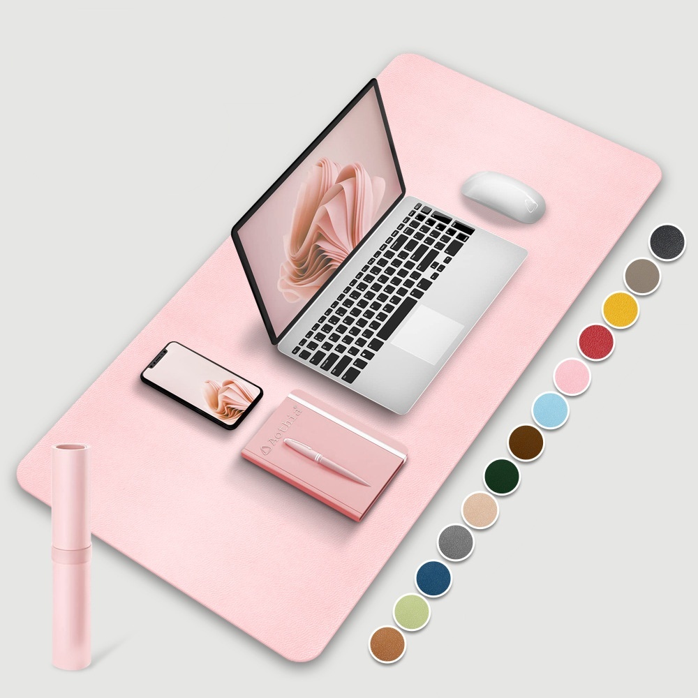 1 Uds. Alfombrilla protectora de escritorio de oficina de gran tamaño 60*30mm alfombrilla de ratón impermeable de cuero PU teclado de escritorio alfombrilla de ratón para juegos