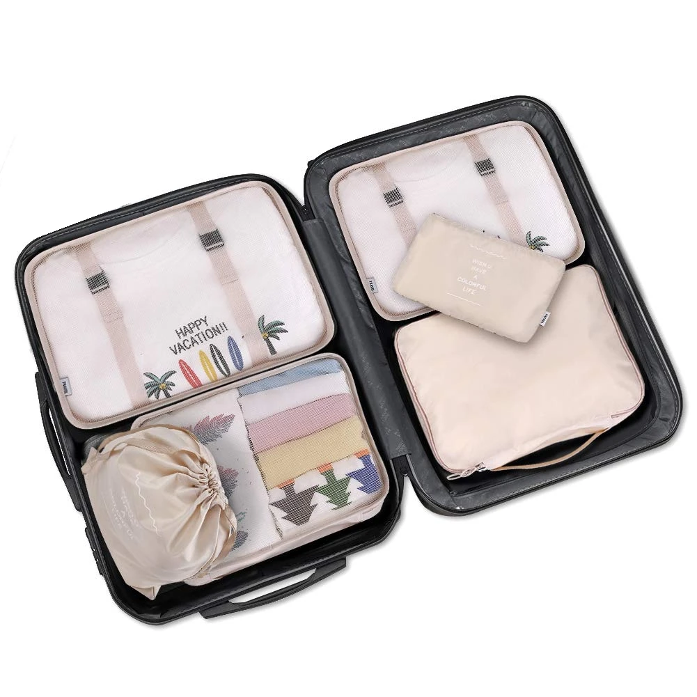 8/6 stücke Set Reise Lagerung Tasche Große Kapazität Gepäck Kleidung Sortierung Organizer Koffer Beutel Fall Essentials Schuhe Verpackung Cube