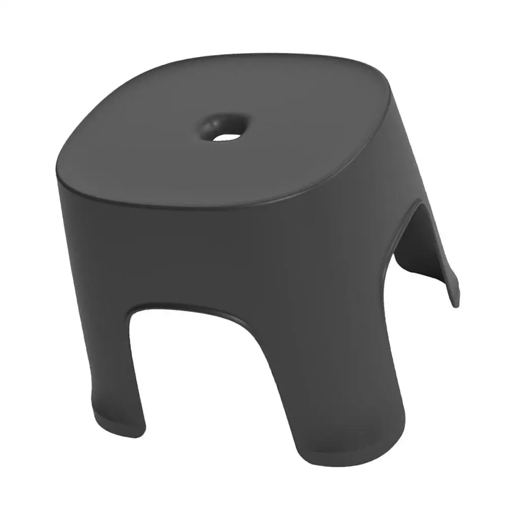 Banqueta portátil para crianças, banco pequeno de plástico para cozinha e banheiro, luz antiderrapante