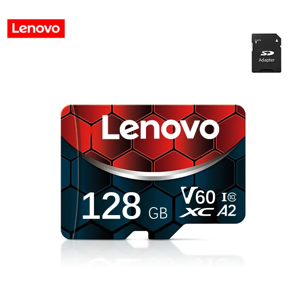 Lenovo 2TB Memory Card 128GB Class 10 V60 TF Card 1TB Mini SD Card 512GB 256GB A2 U3 Micro SD 128GB High Speed TF