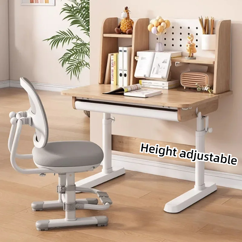 Holz Studie Kinder Tisch Stuhl Set Schreiben Höhe Einstellbar Lesen Tisch Stuhl Kind Set Sitzende Meuble Enfant Kinder Möbel