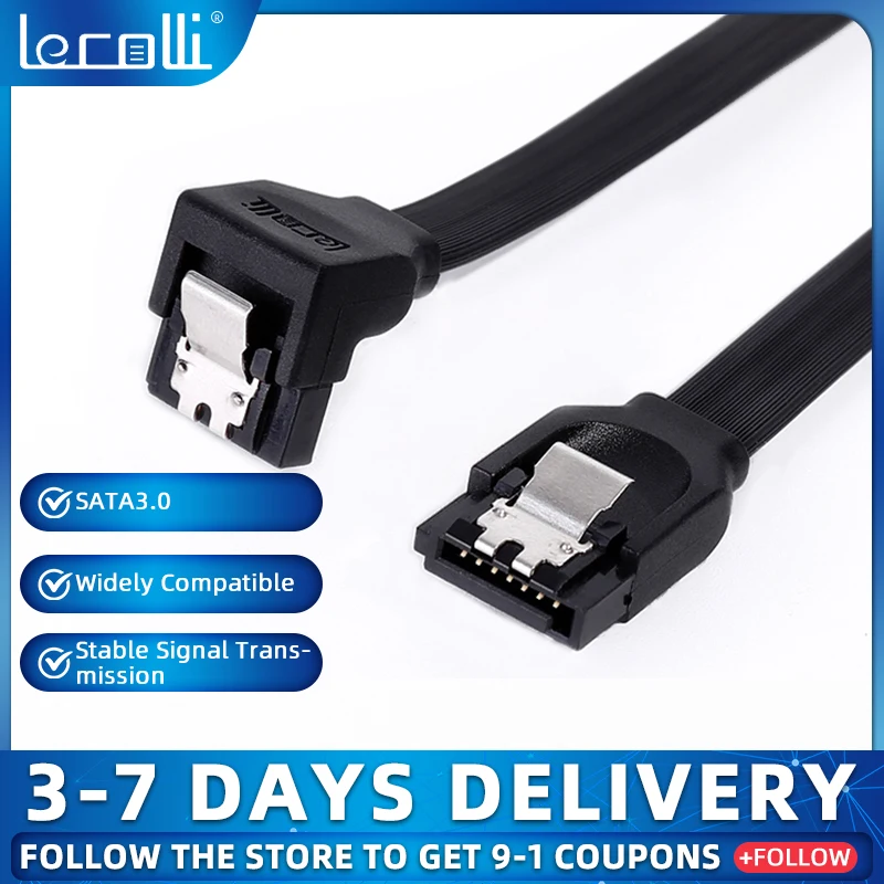 Nóng Chất Lượng Cao Sata 3.0 Tốc Độ Cao Truyền Dẫn Tín Hiệu Ổn Định HDD/SSD Cáp Dữ Liệu Rộng Rãi Cpmpatible Mạnh Nhựa PVC dây Cáp Dẹt