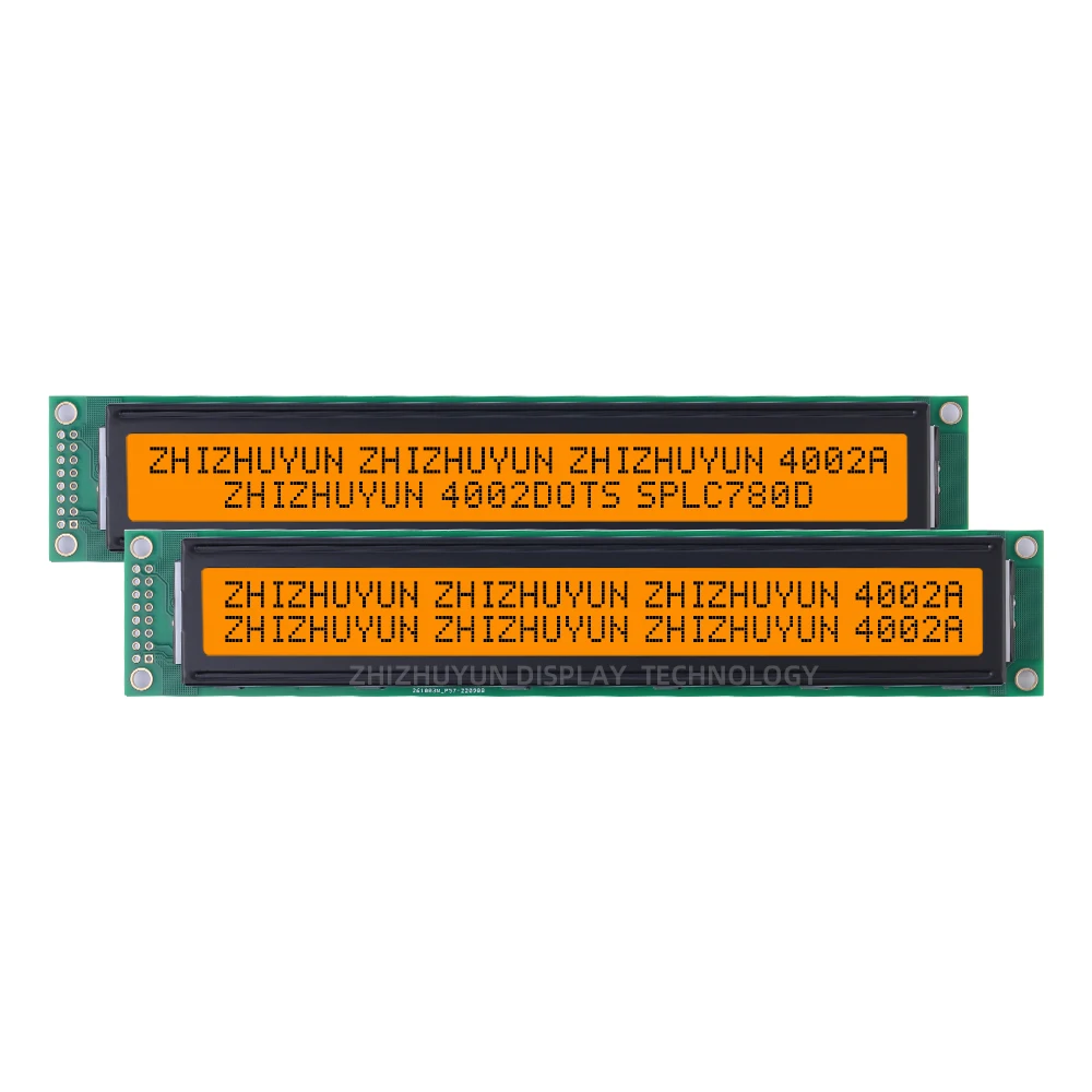 Pantalla LCD 4002A Módulo de visualización 4002 Módulo de cristal líquido LCM Película gris Fuente azul Pantalla de matriz de puntos de carácter