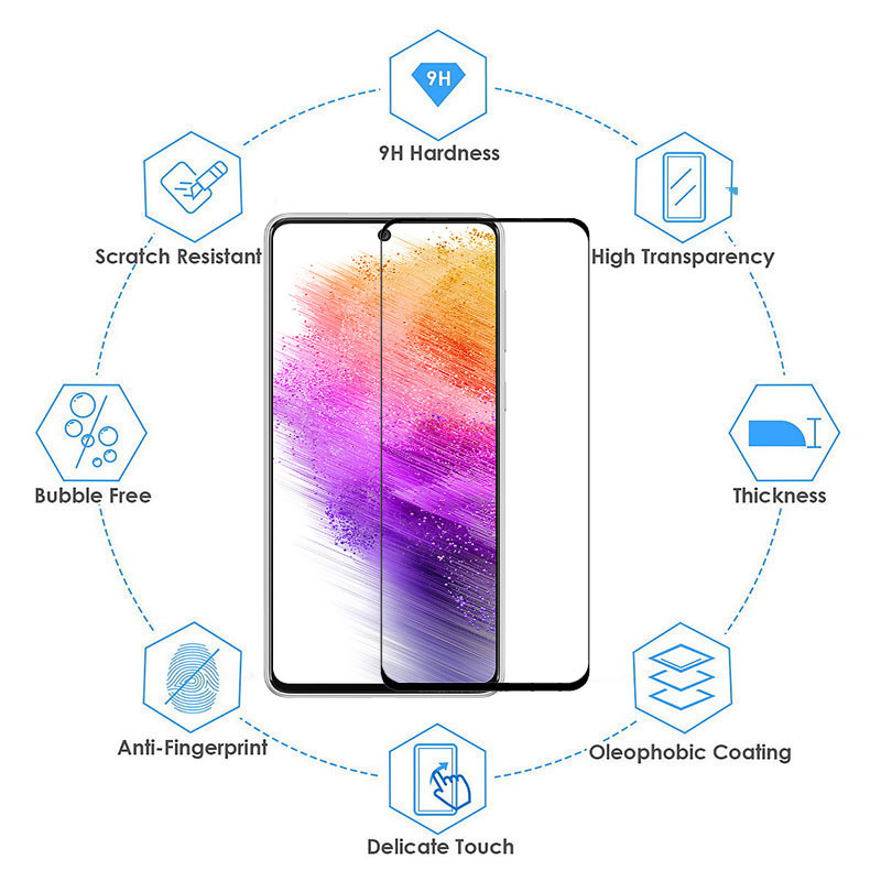 Dán phim Samsung A53 cristal A53 + kính cho Samsung Galaxy A 52 A32 A03S A52S A53 5G bảo vệ màn hình Galaxy A 53