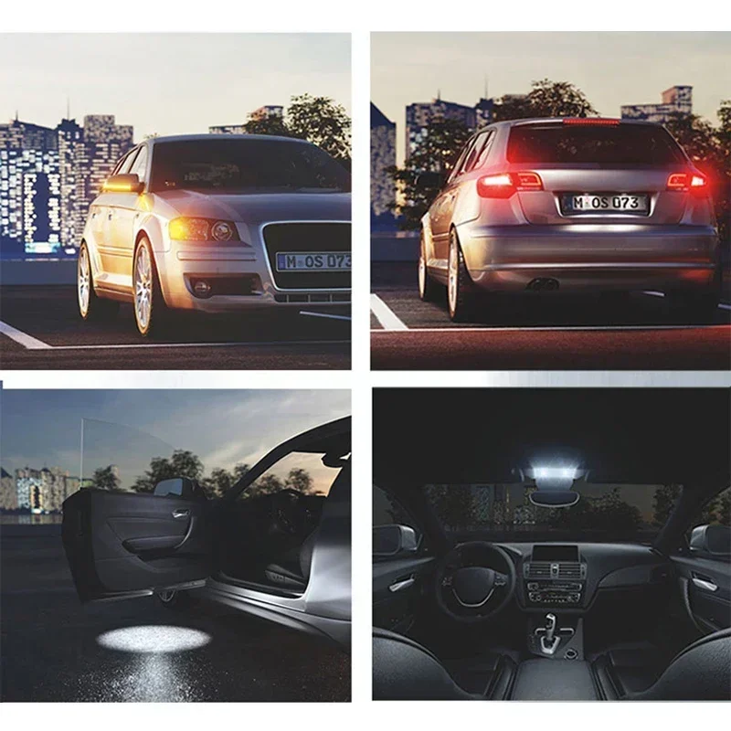 OSRAM LED T10 6000K W5W 194 LEDriving SL ADVANCE 6000K สีขาวรถอ่านหลอดไฟประตูโคมไฟภายใน 12V 1.5W 2980CW,คู่