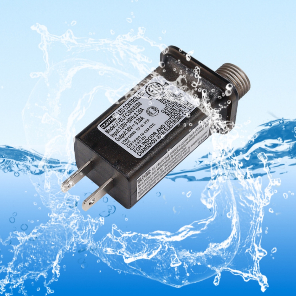 AC 220V 110V To 31VDC 12W 6W 24V Transformer Plug Power Supply IP44 8Modes LED Lamp Driver Switch Adapter EU US UK AU