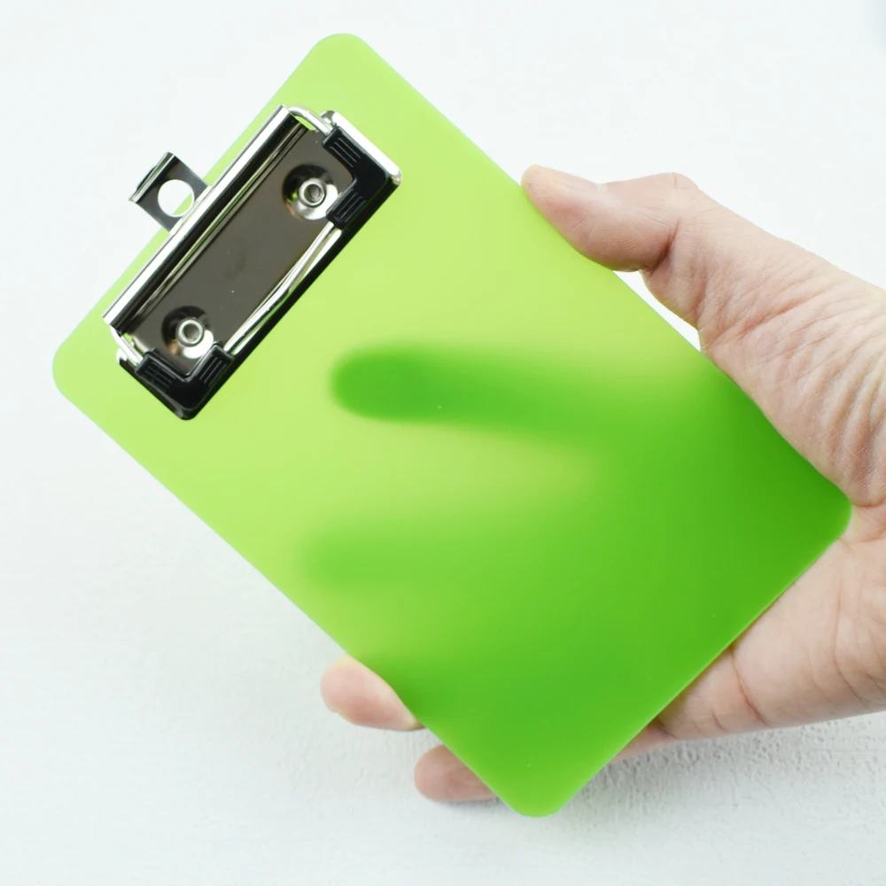 Portable Multi-Function Clipboard Organizer: Hangable Mini Plastic Note Holder for Home Office School