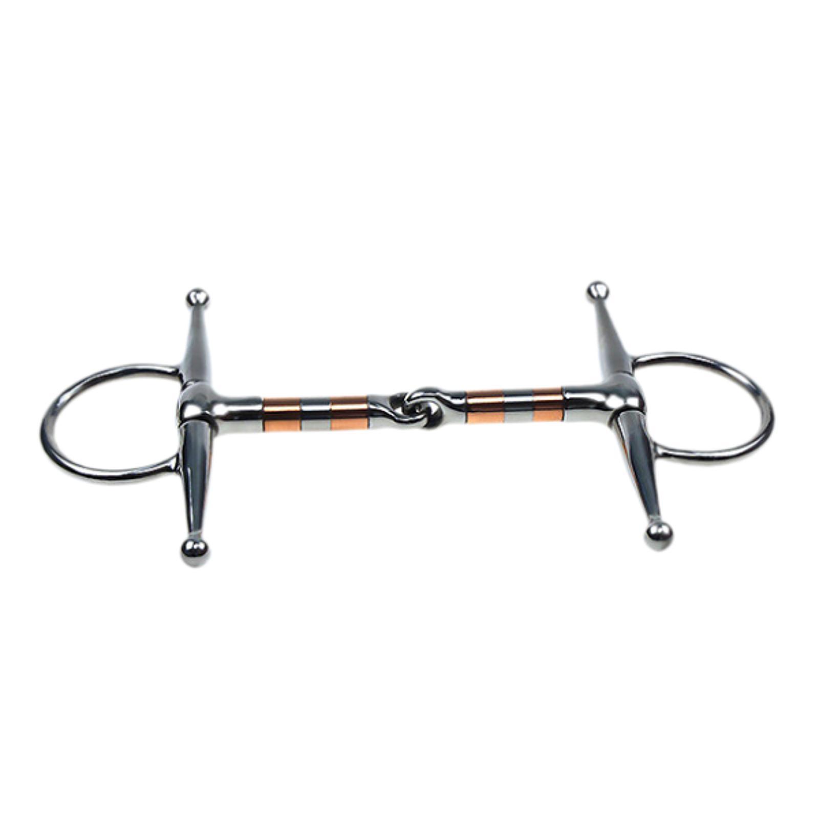 Embout de cheval, joue complète, Snaffle, entraînement à mâcher, bouche de cheval en forme de H