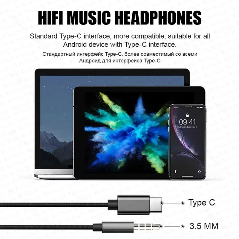 Samsung Original Tipo C Auriculares Con Cable Para Samsung Galaxy S23 S21 S22 Ultra Plus 3,5 MM Auriculares A54 A34 A53 A53 Accesorios