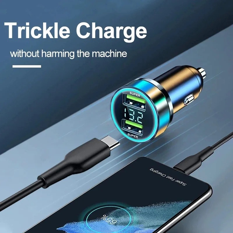 240 ワット車超急速充電器デュアル USB ポート IPhone サムスン電話急速充電アダプタ自動車充電器