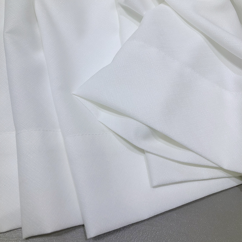 Asazal สีขาว Tulle คุณภาพสูงหนาเส้นด้ายชีฟองผ้าม่านหน้าต่างสําหรับห้องนอน Villa ทึบแสง Drapes ห้องนั่งเล่นตกแต่ง