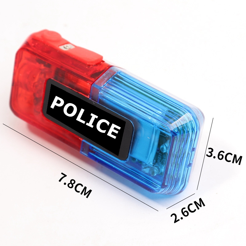 LED 赤と青の多機能点滅警告灯防水交通安全ショルダーライト手動制御内蔵バッテリー