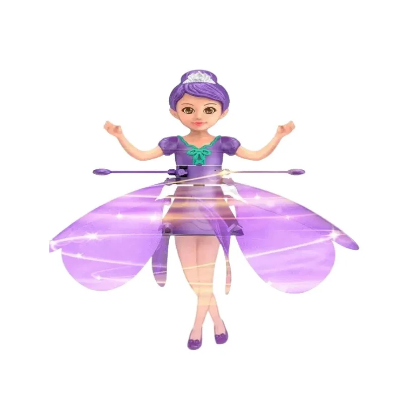 Children's Flying Doll Dancing Simulation Helicopter Gesture Induction Machine Rotating Flying Toy Luminous Toy Gift