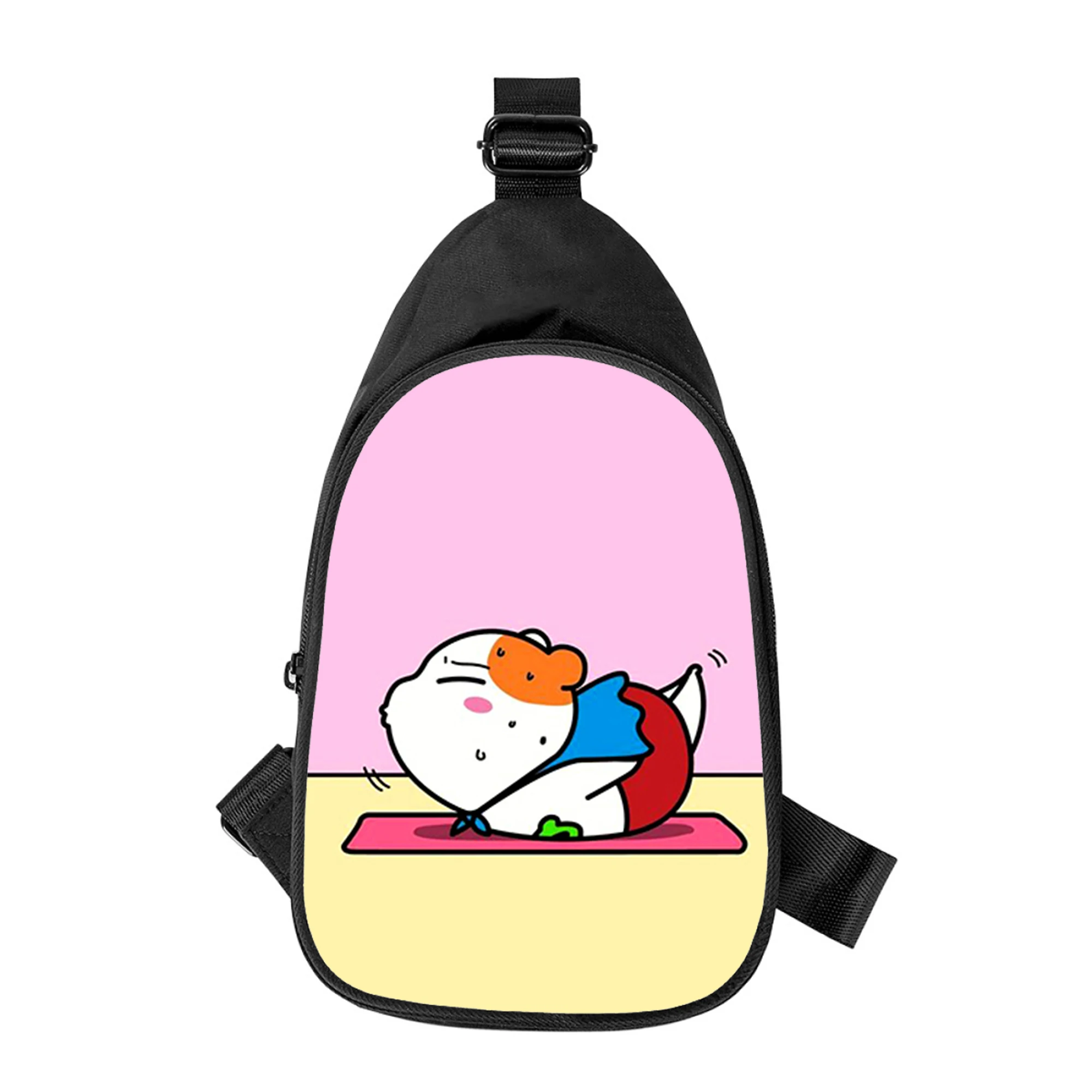 ANIME NETTE Oruchuban Ebichu 3D Neue Männer Kreuz Brust Tasche Diagonal Frauen Schulter Tasche Mann Schule Taille Pack Männliche brust pack