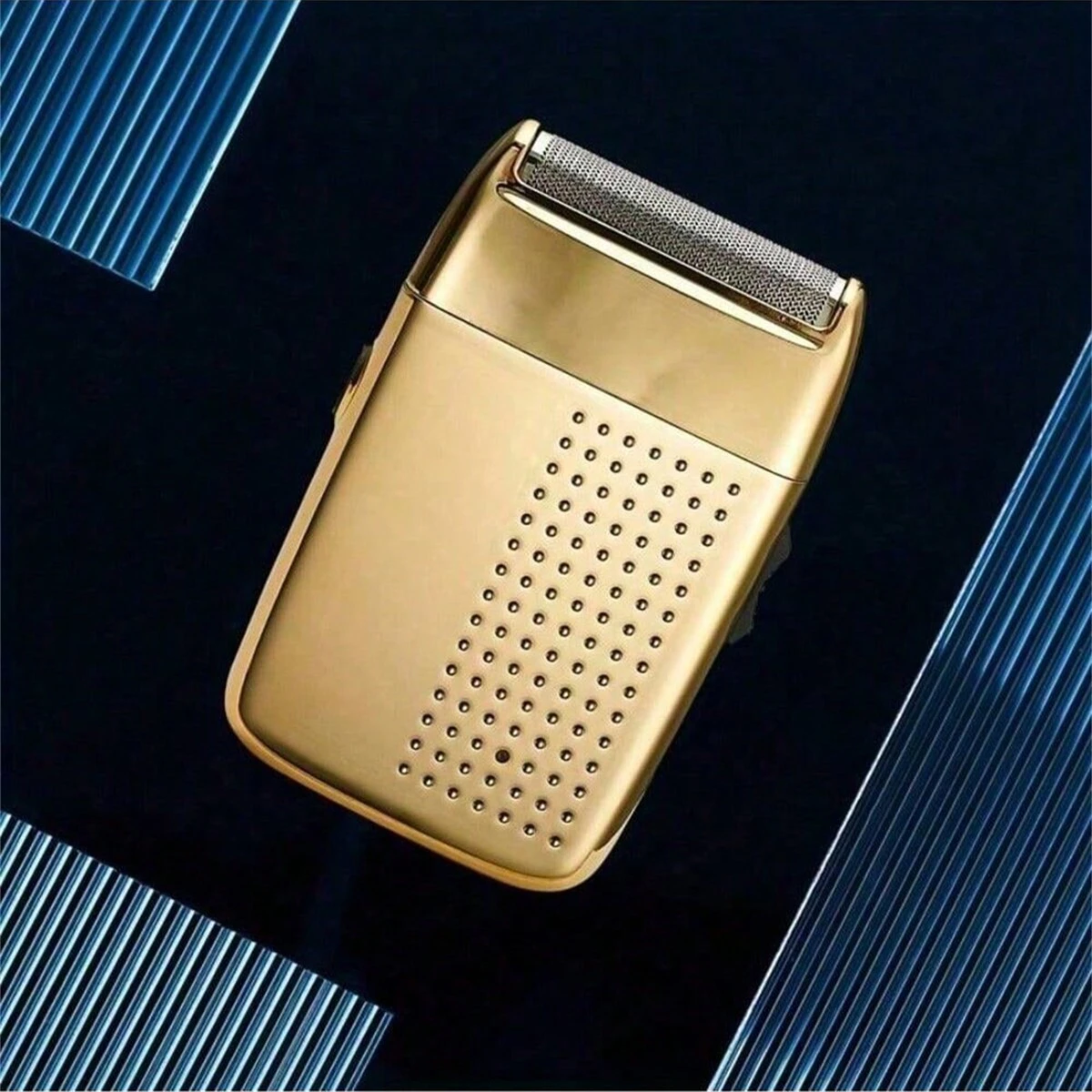 Afeitadora eléctrica para hombres Afeitadora profesional eléctrica de carga impermeable para hombres de moda