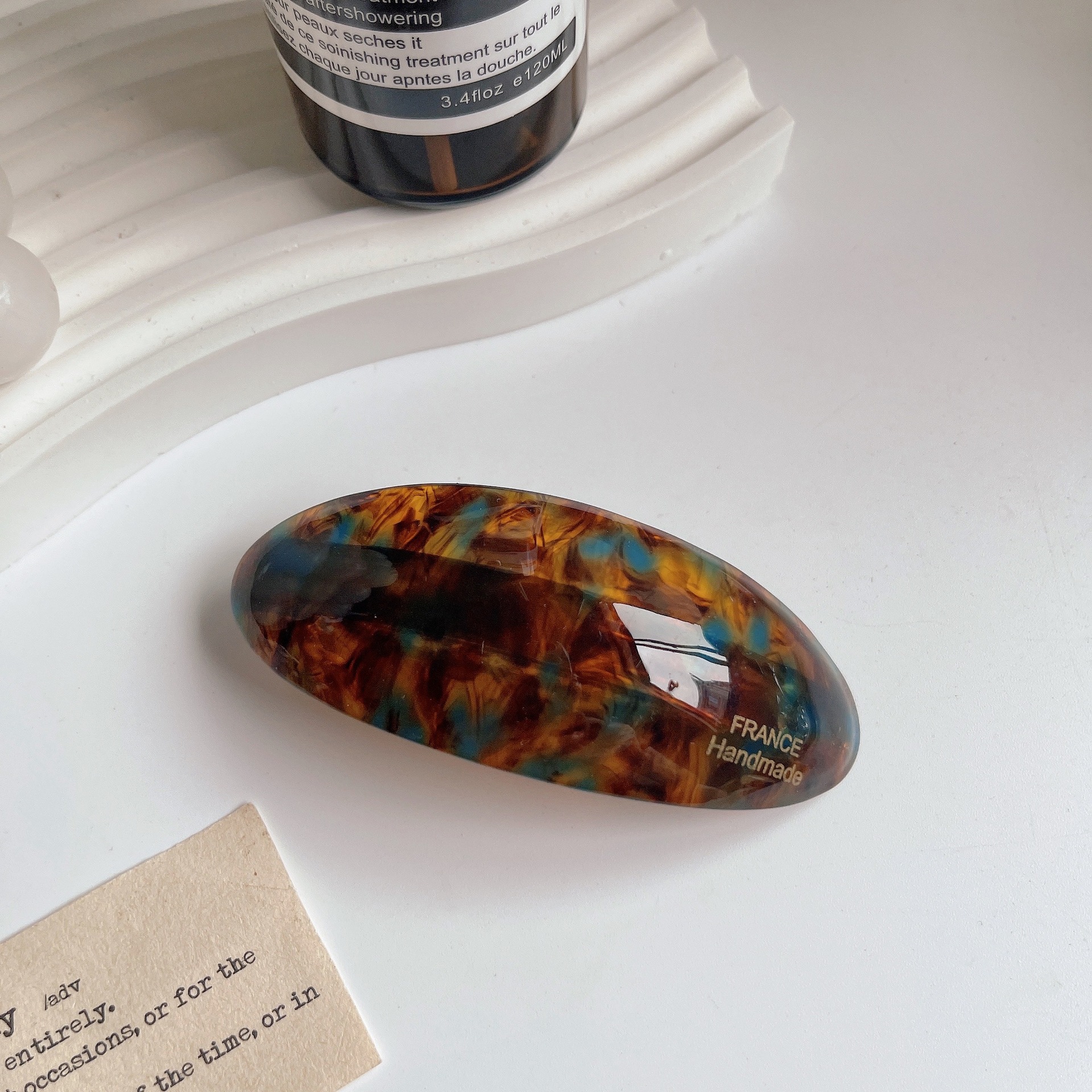 Pinza de pelo de ácido acético coreano para mujer, accesorios para el cabello, Clip de cuchara de primavera, Clip superior, tocado Simple, venta al por mayor