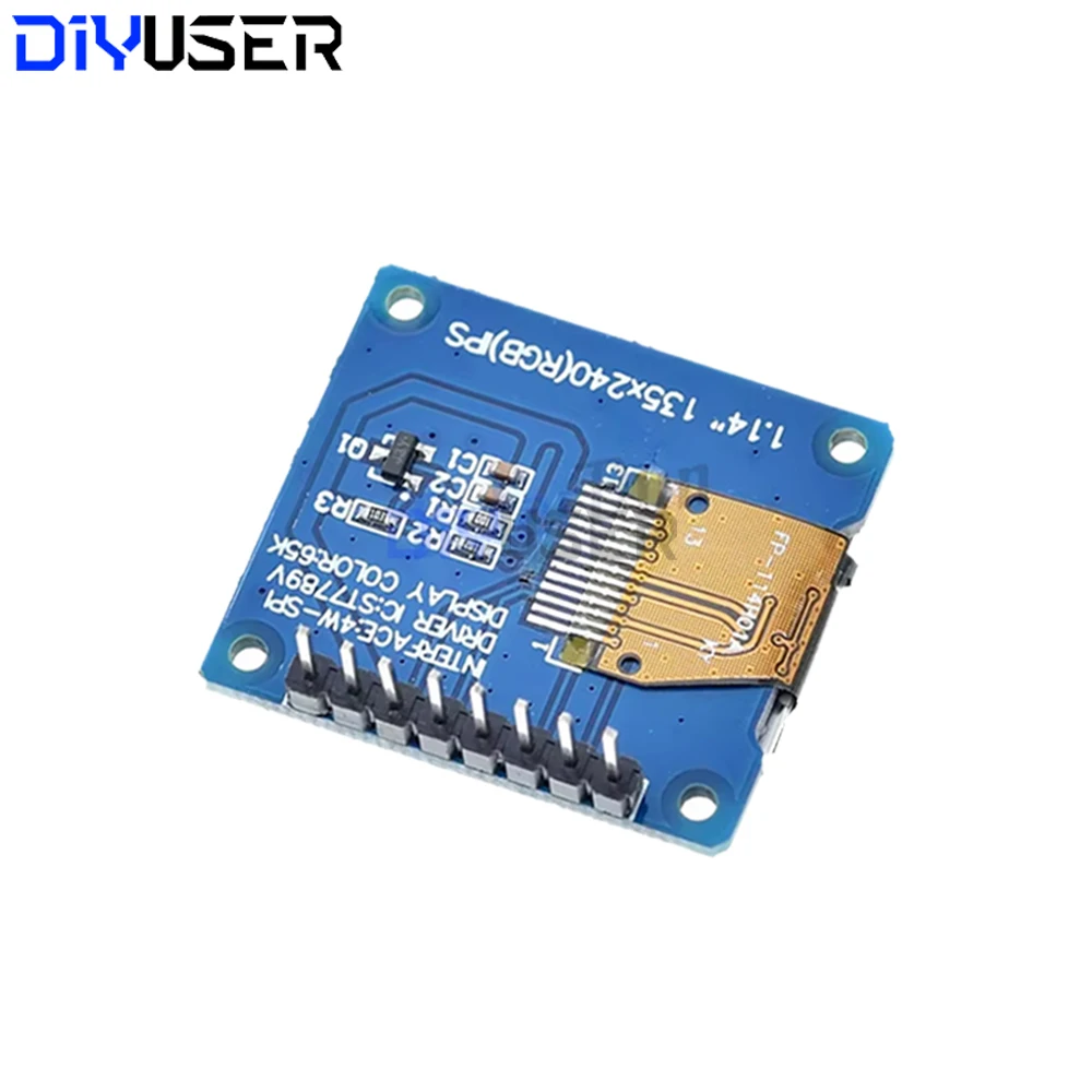 Módulo de pantalla LCD TFT IPS de 1,14 pulgadas, controlador SPI ST7789 de 135x240, pantalla LCD a Color de 65K para Arduino Raspberry Pi ESP32 STM32 DIY