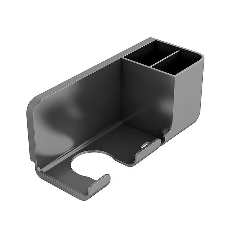 1 pçs fixado na parede suporte de armazenamento secador de cabelo não requer perfuração multifuncional banheiro secador de cabelo titular acessórios