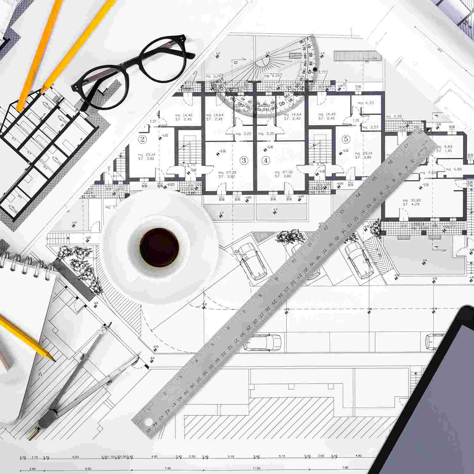 Edelstahl Kork Lineal gerade Kanten Büro werkzeug Holz bearbeitung Messung Schule zurück